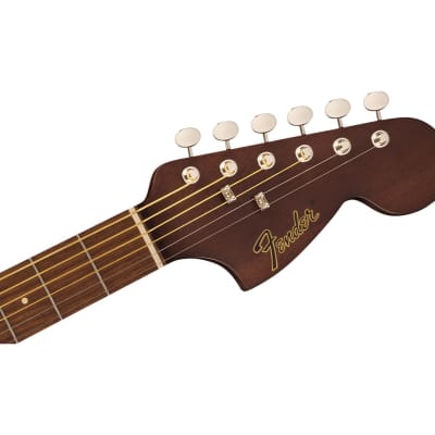 Fender Monterey Standard A/E Guitar - Natural w/ Walnut FB image 7