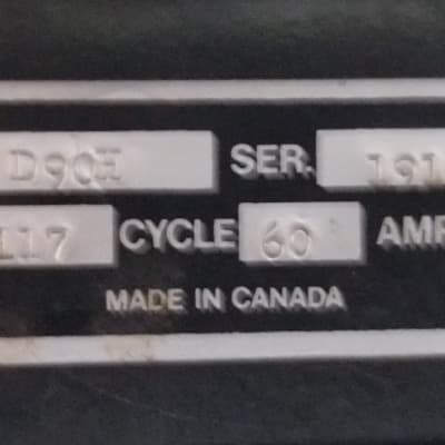 Garnet Vagabond E15 'Stencil' Tube Bass/Guitar Head 1970s Canada image 12