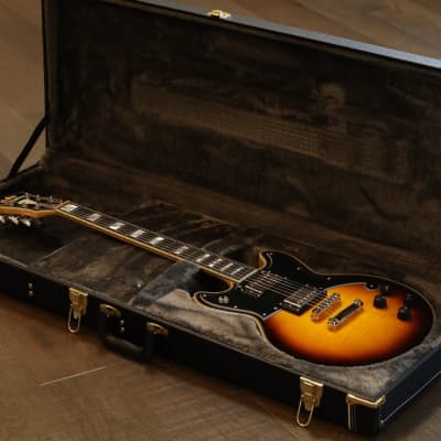 MINTY! 2020 D’Angelico Brighton Deluxe Series Double-Cut Electric Guitar Sunburst + OHSC image 20