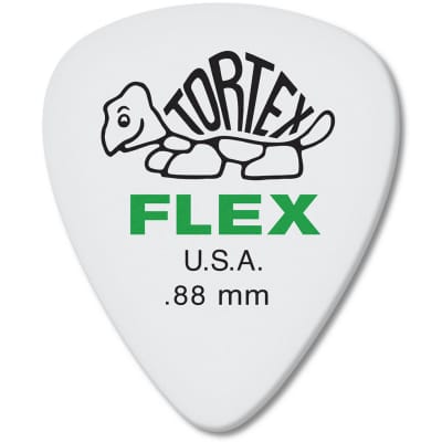 Dunlop 428P.88 Tortex Flex Standard Guitar Picks, .88mm image 1