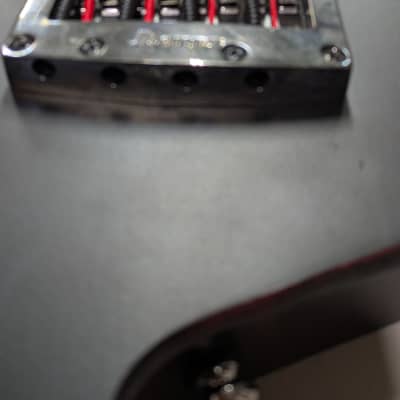 Ibanez MDB5-OXB Mike D'Antonio Signature Destroyer Bass 2022 - 2023 - Oxblood Weathered Black - DR Red Devil Stings and custom case image 6