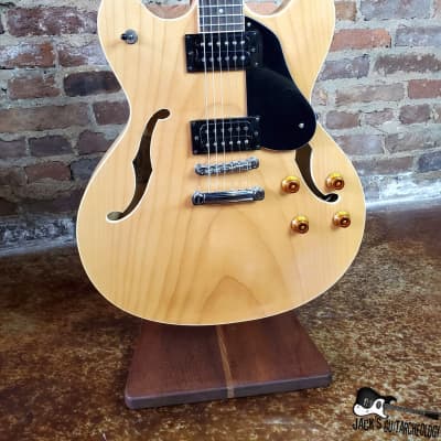 Washburn HB-30 Hollowbody Electric Guitar w/ OHSC (2000s, Natural Maple) image 8