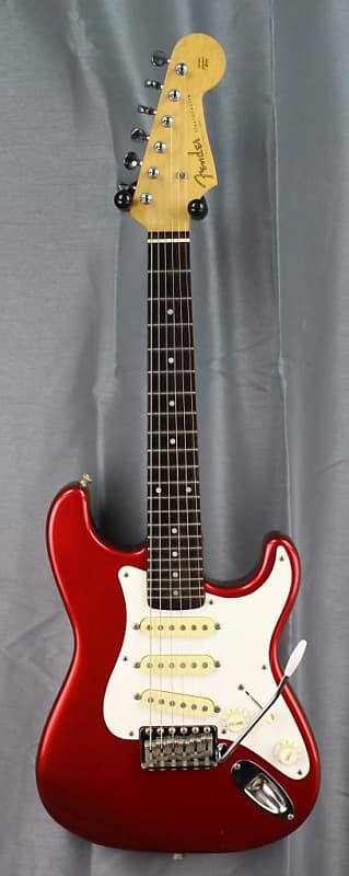 Fender Mini Stratocaster SSS 1992 - CAR Candy Apple Red 'Order Made' RARE  japan import