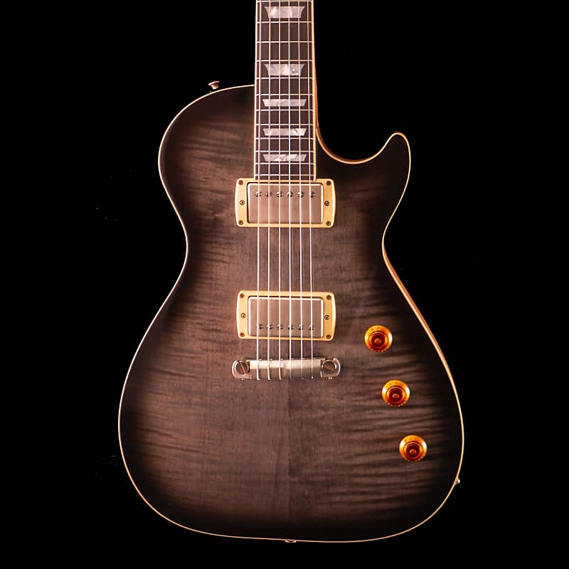 Cream T Guitars Aurora BFGT2PS in Charcoal Whiskerburst image 1
