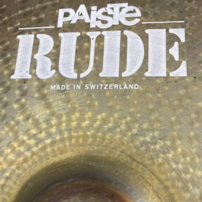 David Garibaldi's Tower of Power, Paiste 18" Rude Series Crash/Ride Cymbal, 1650g 1982 image 5