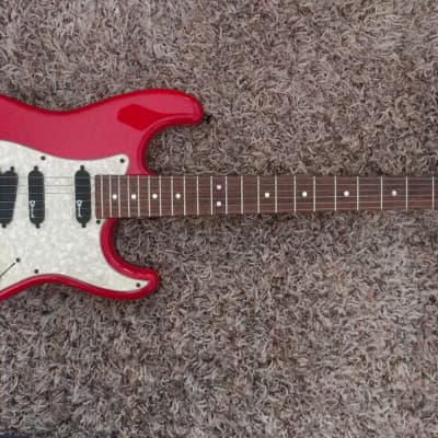 Charvel ST Custom 1990 See Through Candy Apple Red image 2