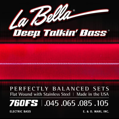 La Bella 760FS Deep Talkin' Bass Flats image 1