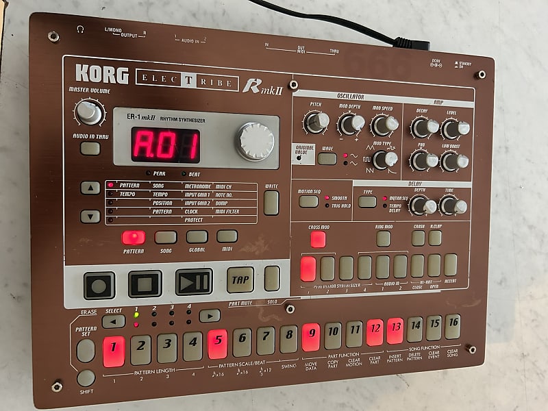 KORG ER-1 MKⅡ (ELECTRIBE R MKII) KORG ELECTRIBE R MKII ER-1 MK2 Analog Drum Machine - Read | eBay