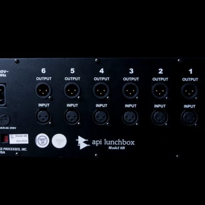 API 500-6B 6 Slot High Current Lunchbox image 7