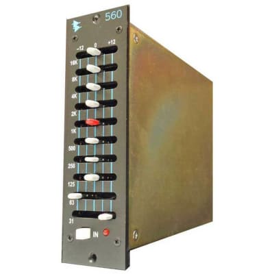 API 560 - 500 Series 10 Band Graphic EQ image 2