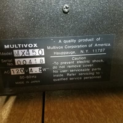 Multivox MX450, $650 image 2