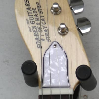 Soares'y Guitars  Limited Edition Green Solid Body Tenor Guitar - image 4