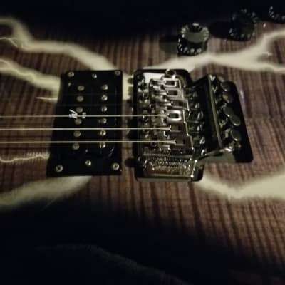 Washburn Washburn dimebag 333 bolt 2005 - RARE, Purple flamed bolt image 4
