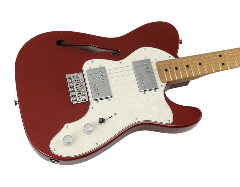 Fender Vintera 70s Thinline Candy Apple Red New Old Stock image 1