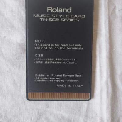 Roland TN-SC2-03 Country Styles card for E series image 2