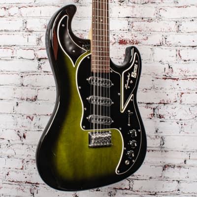 Burns Club Series Double Six 12-String Electric Guitar, Greenburst w/ Case x0062 (USED) image 10