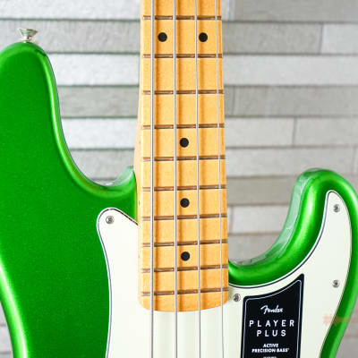 Fender Player Plus Precision Bass with Maple Fretboard - Cosmic Jade image 3