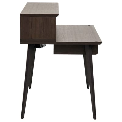 Gator Elite Furniture Series Main Desk | Dark Walnut Brown image 3