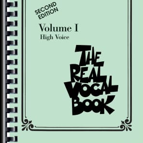 Hal Leonard The Real Vocal Book - Volume I, High Voice