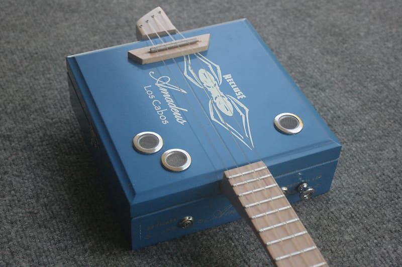 Recluse Amadeus Acoustic Cigar Box Ukulele by D-Art Homemade Guitar Co. image 1