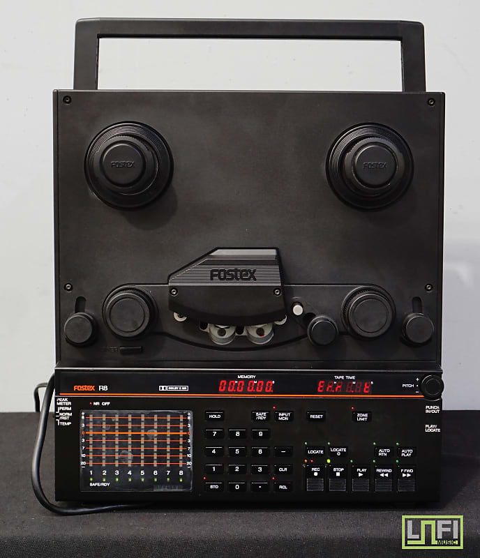 Fostex R Series R8 8 Track 1/4 Inch Reel To Reel Tape Recorder