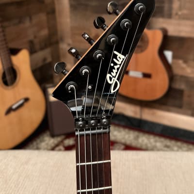 Guild 80's Shredder Electric Guitar w/ Hard Case - Made in USA, HSS, Kahler 2700, Black image 4