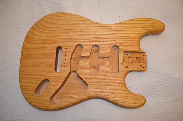 Warmoth Strat Ash Stratocaster Body Brand New 1 piece One pc image 1