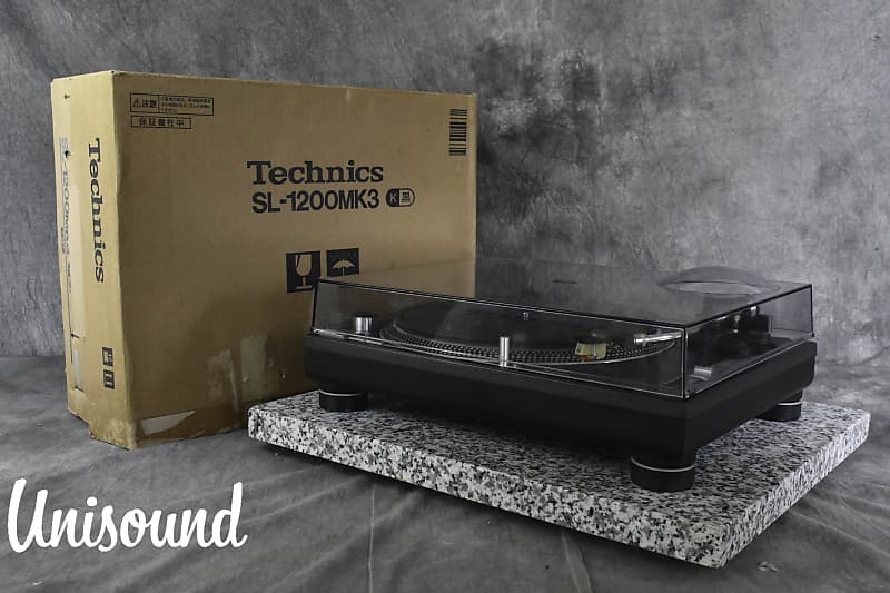 Technics SL-1200MK3 Black Direct Drive DJ Turntable in Excellent