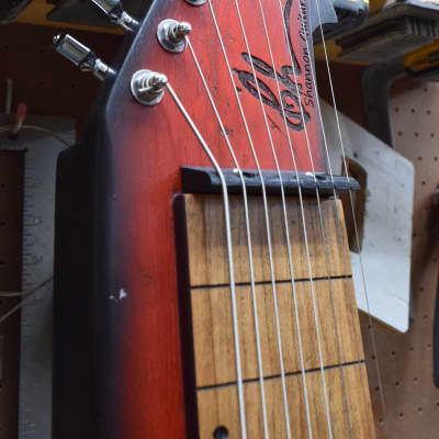 Cherry Red Burst - 8-String - Lap Steel Guitar - Satin Relic Finish - USA Made - C13th Tuning image 9