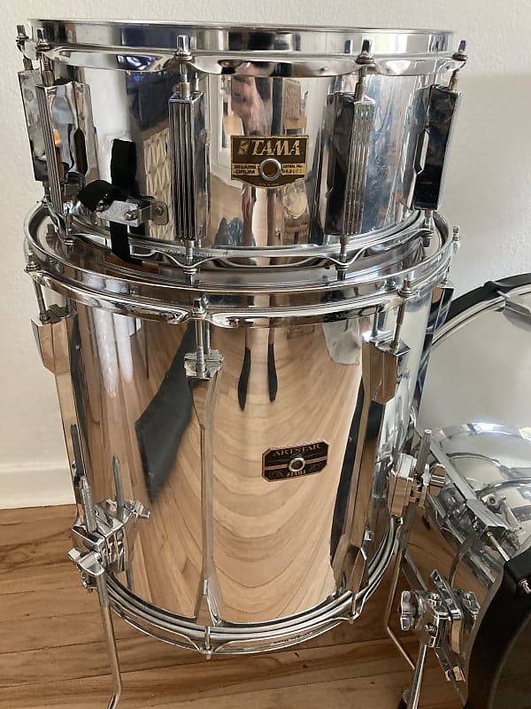 Tama Artstar ES 1990s Chrome Drum kit and Snare