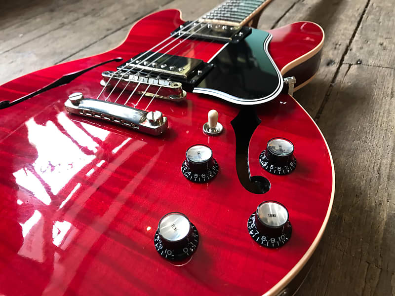ギター Gibson Custom Shop CS-336 2009 Gibson Custom Shop CS-336 Figured Vintage Sunburst 中古
