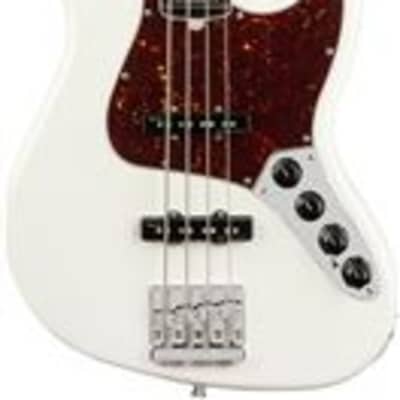 Fender American Ultra Jazz Bass Rosewood Fingerboard Arctic Pearl with Case image 1