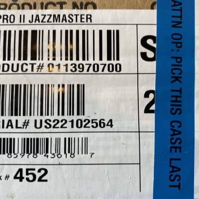 Fender American Professional II Jazzmaster with Rosewood FB 3-Color Sunburst #US22109145 8lbs, 1.7oz image 10