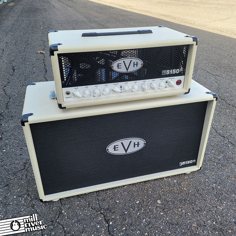 EVH 5150III 50W Head 212ST 2x12 Guitar Speaker Cabinet Used
