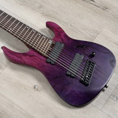 Legator Ninja N9 Multi-Scale 9-String Guitar, Ebony Fretboard, Iris Fade for sale