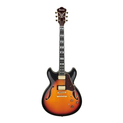 Ibanez AS113BS AS Series Artstar 6-String Hollow Body Electric Guitar (Brown Sunburst) for sale