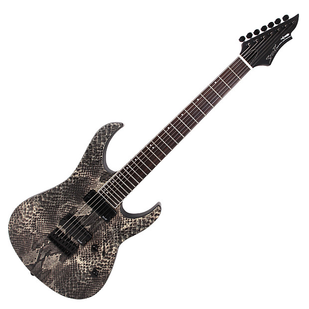 Spear Gladius HT SS7 SnakeSkin 7 String Electric Guitar HT Mahogany