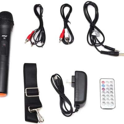 Pyle - PWMAB210OR - PA Speaker System with BT MP3 USB Micro SD FM Radio - Orange image 4