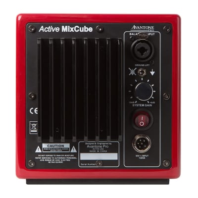 Avantone Pro Active MixCube Full-Range Mini Reference Monitor (Single, Red) image 3