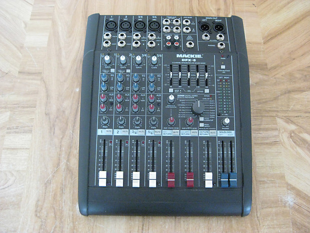 Mackie DFX6 Mixer | Reverb Mackie DFX6 Mixer | Reverb