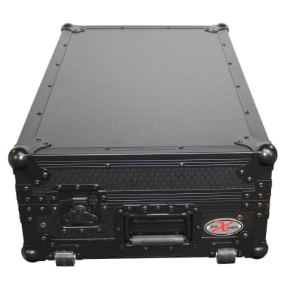ProX XS-MIXDECK WLTBL Fits Numark Mixdeck/Quad ATA 300 BLACK ON BLACK Flight Case w Wheels and Lapto image 4