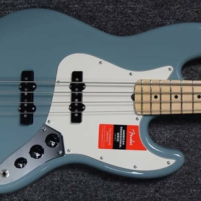 Fender American Pro Jazz Bass, Sonic Grey with Maple Board *Tiny Cosmetic Flaw=Save $ -FULL WARRANTY image 1