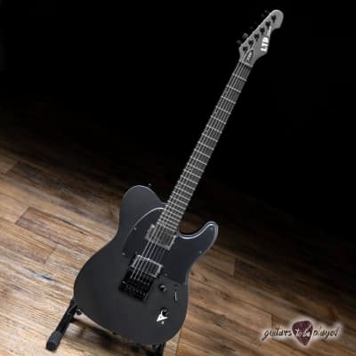 ESP LTD TE-1000 Evertune Electric Guitar – Charcoal Metallic Satin image 1
