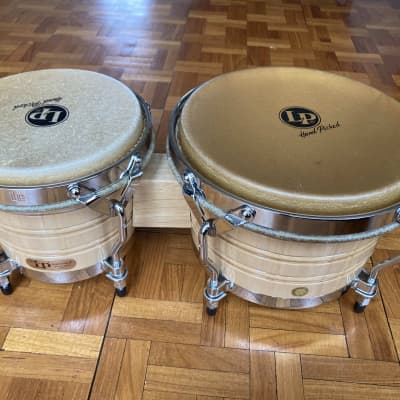 Latin Percussion LP201AX-2RR Raul Rekow Tiger Print Bongos | Reverb