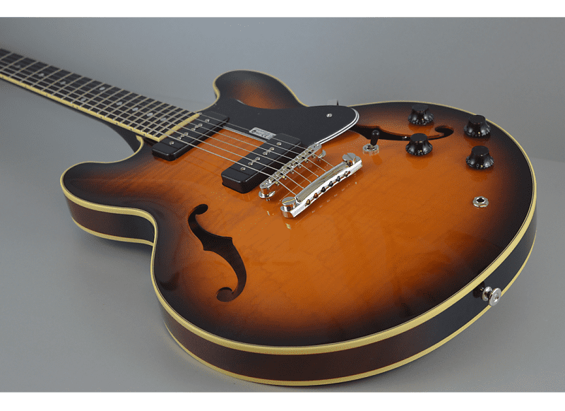 FGN Masterfield Semiacoustic SP Antique Sunburst | Reverb