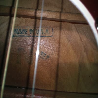 1972 Harmony  Parlor Guitar 1972  Made in USA image 7