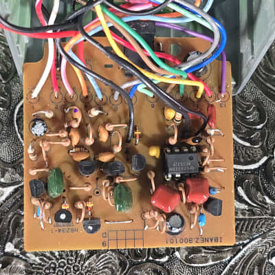 JHS Ibanez TS9 Tube Screamer with "Tri-Screamer" and True Bypass Mods 2017 - Green with Green Knobs image 11