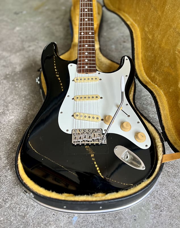 Yamaha ST-360R c 1970's - Black strat style electric guitar original  vintage MIJ Japan | Reverb