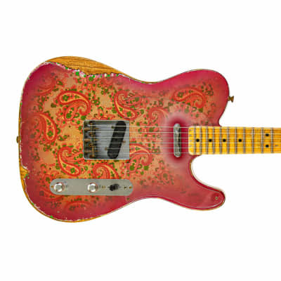 Fender Custom Shop Masterbuilt (Dennis Galuszka) 1952 Telecaster Heavy Relic Faded Aged Pink Paisley for sale
