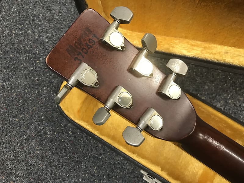 Morris MD-515 vintage acoustic guitar made in Japan 1970s v